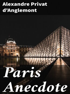cover image of Paris Anecdote